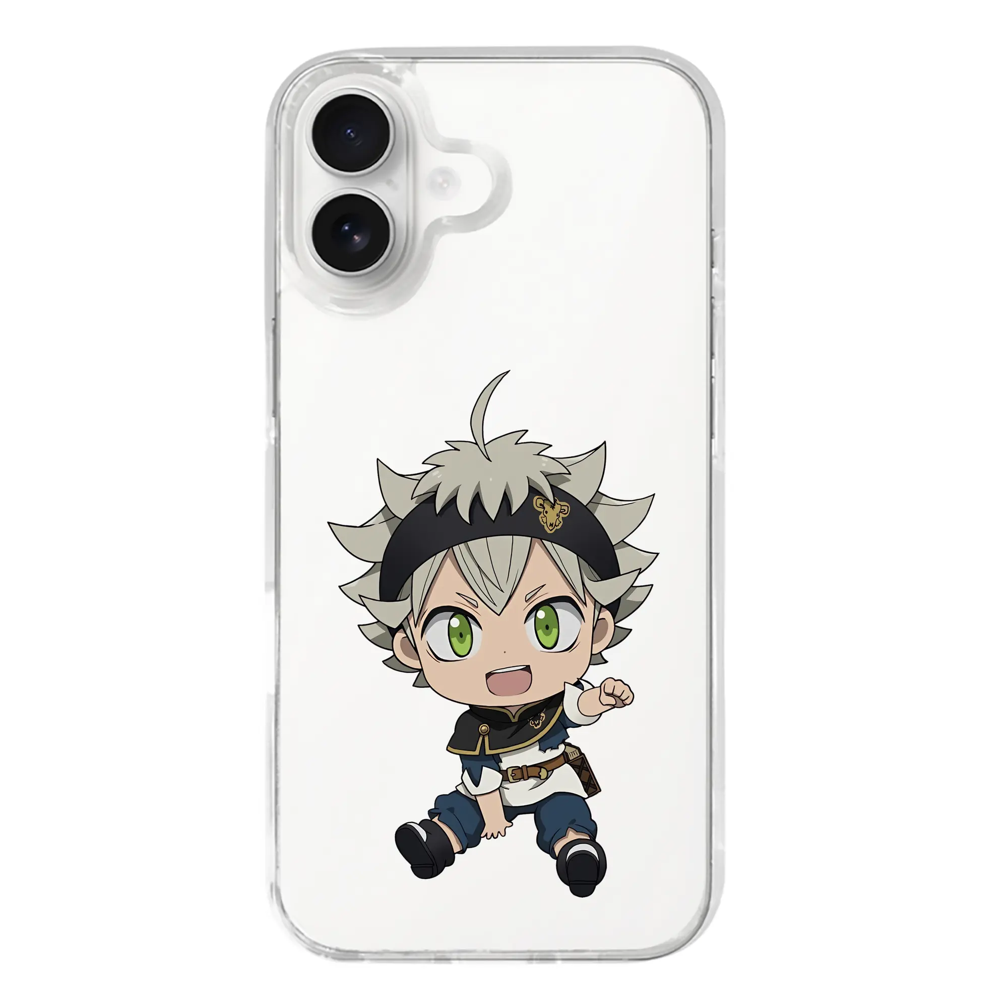 ブラッククローバー グッズ アスタ - iPhone 17シリーズ 透明スマホケース – 薄型・耐衝撃・精密フィット保護カバー